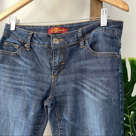 7FAMK mid rise skinny jeans 31 - Picture 2 of 4